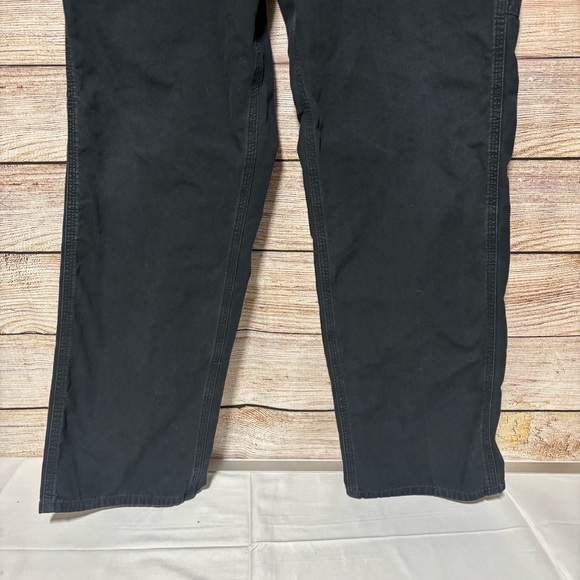 Carhartt Black Loose Fit Cargo Pants 38x34 - Picture 2 of 14